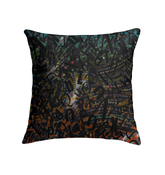 Close-up of Rose Petal Retreat Pillow showcasing its luxurious texture.